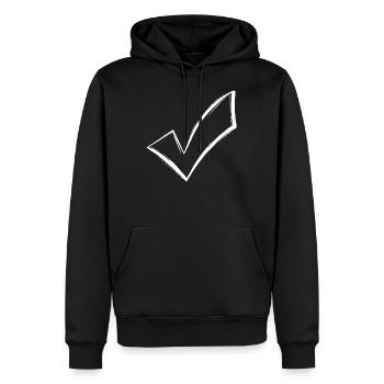 Coches Hacken OK vu Vector vector - Sweat à capuche Premium bio Homme - noir - Devant - Nico (187cm)