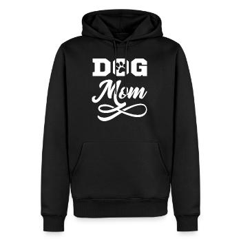 Canine - Men’s Premium Organic Hoodie - black - Front - Nico (187cm)