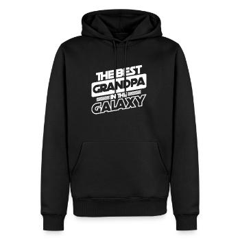 Bester Opa - Männer Premium Bio Hoodie - Schwarz - Vorne - Nico (187cm)