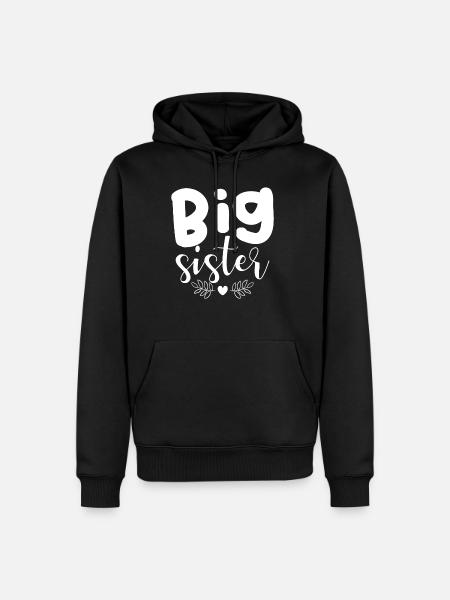 sister - Men’s Premium Organic Hoodie - black