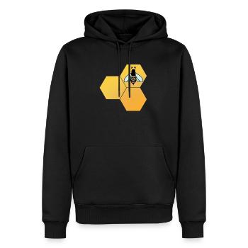 Bee Save the Bees Honey Save the bees Environment - Men’s Premium Organic Hoodie - black - Front - Nico (187cm)