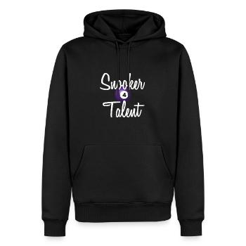 Snooker Talent I Billard I Snooker - Sweat à capuche Premium bio Homme - noir - Devant - Nico (187cm)