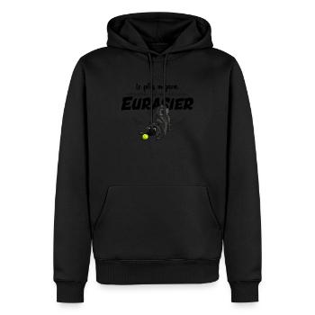 The cutest Eurasier - Men’s Premium Organic Hoodie - black - Front - Nico (187cm)