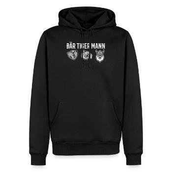 Beard Skull Beardler Mr. Man Dad Gift - Men’s Premium Organic Hoodie - black - Front - Nico (187cm)