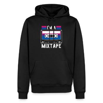 LGBTQ Rainbow Love Merchandise - Männer Premium Bio Hoodie - Schwarz - Vorne - Nico (187cm)