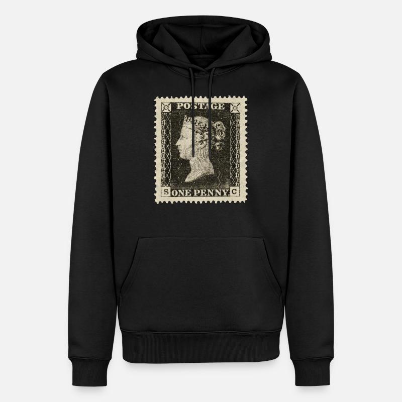 Image de Penny Black - Sweat à capuche Premium bio Homme - noir