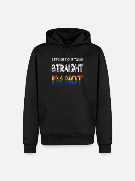 LGBT - Men’s Premium Organic Hoodie - black