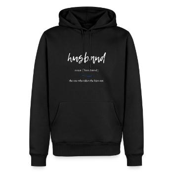 Mari (mari) Édition alambiquée Noir - Sweat à capuche Premium bio Homme - noir - Devant - Nico (187cm)