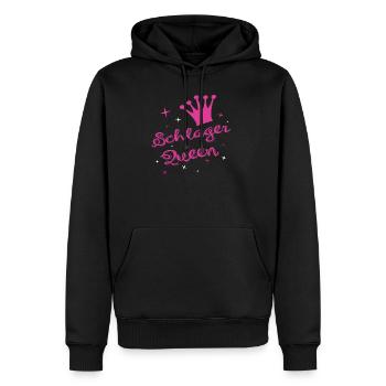 Schlager Queen Party Popmusik Tanzmusik Geschenk - Männer Premium Bio Hoodie - Schwarz - Vorne - Nico (187cm)