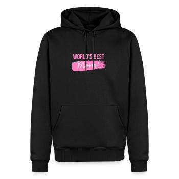 World's Best Mom! - Männer Premium Bio Hoodie - Schwarz - Vorne - Nico (187cm)