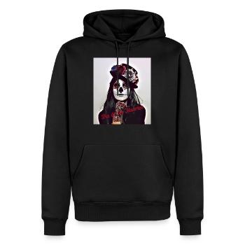 Dia de los Muertos - Männer Premium Bio Hoodie - Schwarz - Vorne - Nico (187cm)