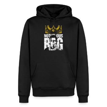 Notorisch RGB Ruth Bader Ginsburg Richterin - Männer Premium Bio Hoodie - Schwarz - Vorne - Nico (187cm)