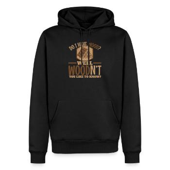 ... WOODn't You Like To Know Board Game Trading - Sweat à capuche Premium bio Homme - noir - Devant - Nico (187cm)