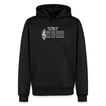Ich brauch mal eine Pause Musik Orchester Geschenk - Männer Premium Bio Hoodie - Schwarz - Vorne - Nico (187cm)