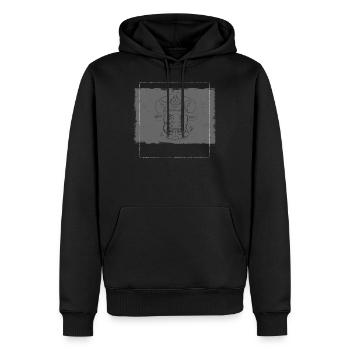 Mecklenburger Stier - Mecklenburg Vorpommern Grau - Männer Premium Bio Hoodie - Schwarz - Vorne - Nico (187cm)