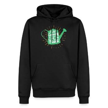Lustiger Gartenarbeit Landschafts Gärtner Garten - Männer Premium Bio Hoodie - Schwarz - Vorne - Nico (187cm)