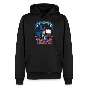Dont Mess With Texas - Sweat à capuche Premium bio Homme - noir - Devant - Nico (187cm)