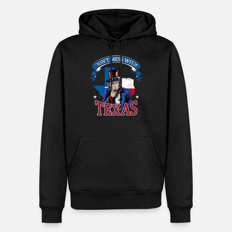 Dont Mess With Texas - Sweat à capuche Premium bio Homme - noir
