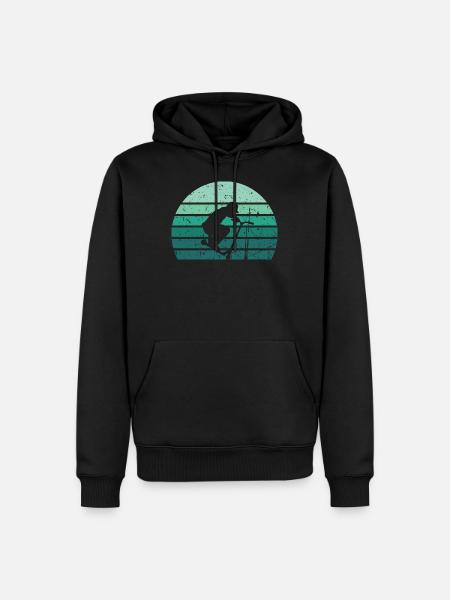 Stunt Scooter Boy Scooter Scooter Skater - Men’s Premium Organic Hoodie - black
