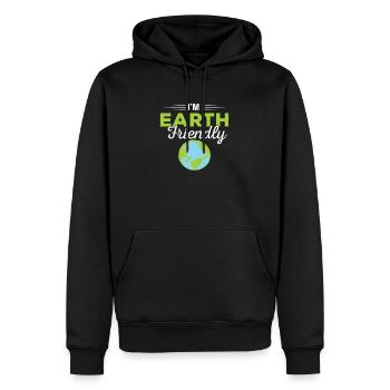 Ich bin umweltfreundliche Umwelt Erneuerbare Energien - Männer Premium Bio Hoodie - Schwarz - Vorne - Nico (187cm)