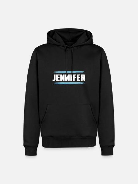Jennifer - Men’s Premium Organic Hoodie - black