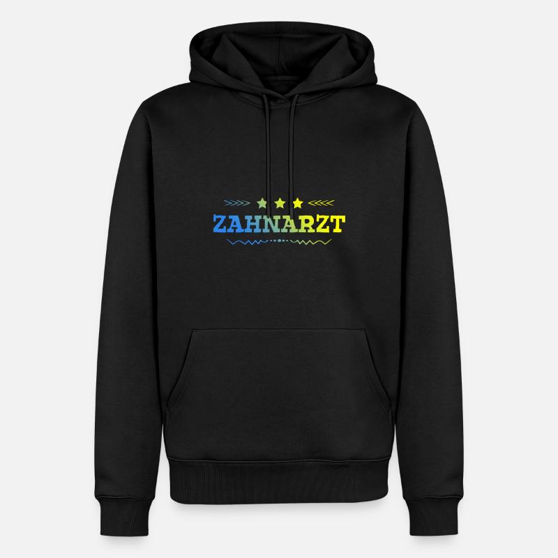 Zahnarzt Beruf - Männer Premium Bio Hoodie - Schwarz