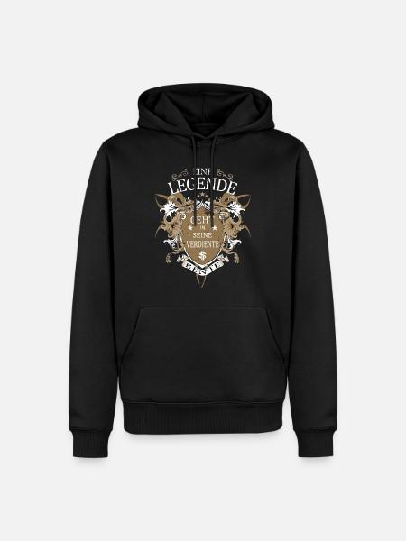 A legend retires - Men’s Premium Organic Hoodie - black