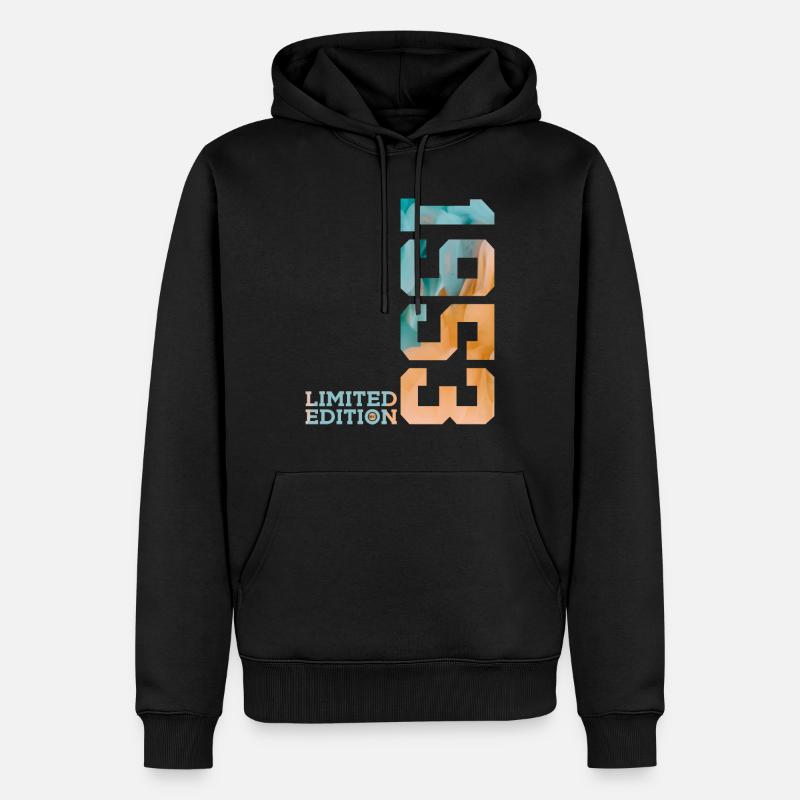 73E ANNIVERSAIRE ÉDITION LIMITÉE 1953 - Sweat à capuche Premium bio Homme - noir