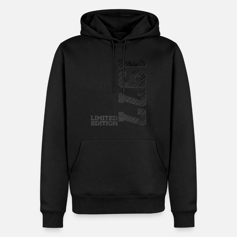 49E ANNIVERSAIRE ÉDITION LIMITÉE 1977 - Sweat à capuche Premium bio Homme - noir