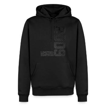 17TH BIRTHDAY LIMITED EDITION 2009 - Men’s Premium Organic Hoodie - black - Front - Nico (187cm)