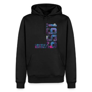 67. GEBURTSTAG 67 JAHRE LIMITED EDITION 1959 - Männer Premium Bio Hoodie - Schwarz - Vorne - Nico (187cm)