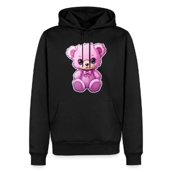 Teddy bär baby - Männer Premium Bio Hoodie - Schwarz - Vorne - Nico (187cm)