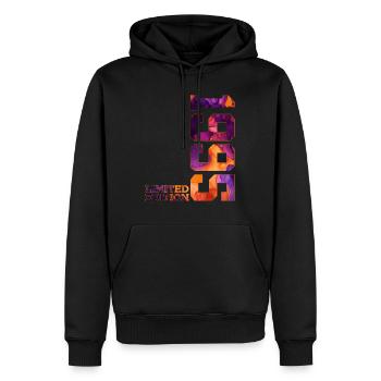 ÉDITION LIMITÉE 31 ANS 31 ANS 1995 - Sweat à capuche Premium bio Homme - noir - Devant - Nico (187cm)