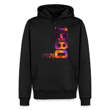 46TH BIRTHDAY 46 YEARS LIMITED EDITION 1980 - Men’s Premium Organic Hoodie - black - Front - Nico (187cm)