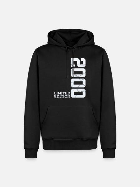 26TH ANNIVERSARY LIMITED EDITION 2000 - Men’s Premium Organic Hoodie - black