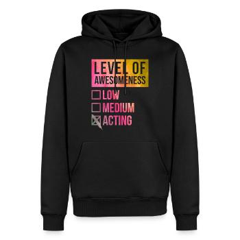 Schauspielerin Schauspieler Schauspieler - Männer Premium Bio Hoodie - Schwarz - Vorne - Nico (187cm)