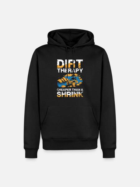 Dirt Therapy Adventure Offroad Experience - Men’s Premium Organic Hoodie - black