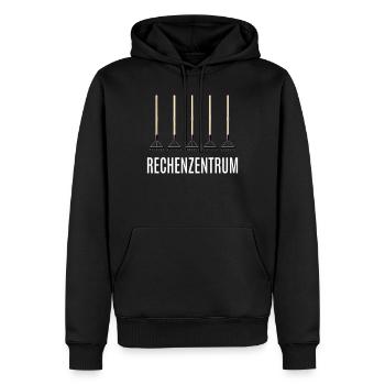 Leiter vom Rechenzentrum Gartenoutfit Gartenarbeit - Männer Premium Bio Hoodie - Schwarz - Vorne - Nico (187cm)