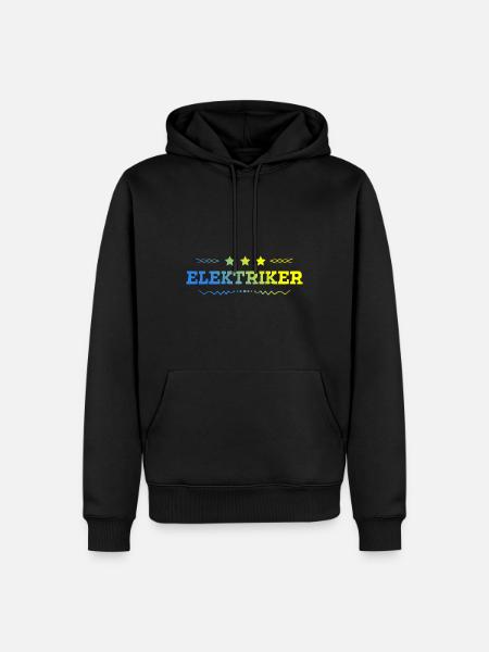 Elektriker Beruf - Männer Premium Bio Hoodie - Schwarz