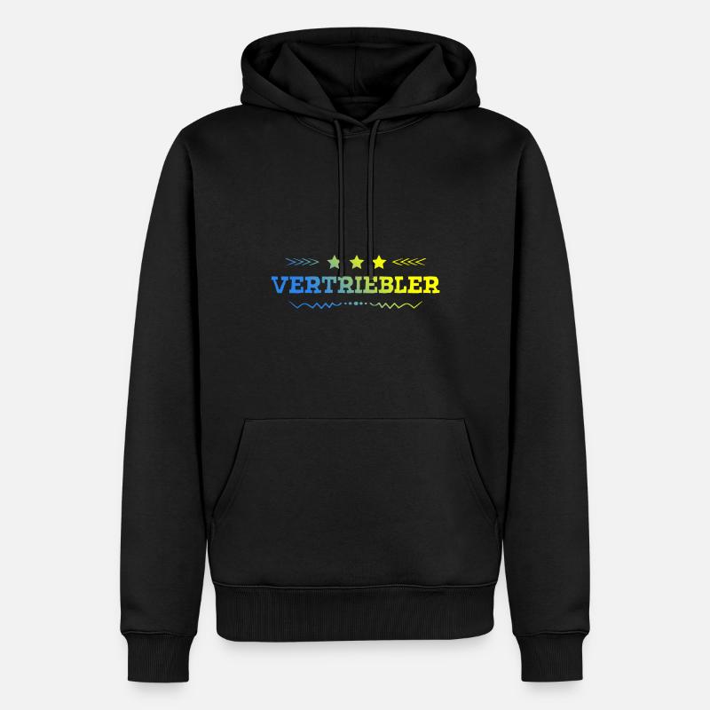 Vertriebler Beruf - Männer Premium Bio Hoodie - Schwarz