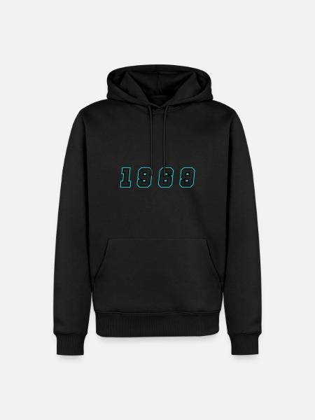 1969 Year Number - Men’s Premium Organic Hoodie - black