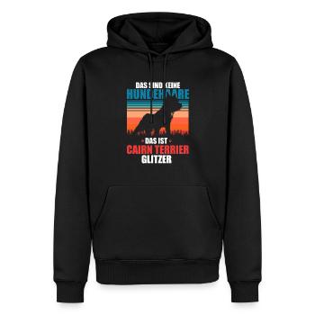 Cairn Terrier - Männer Premium Bio Hoodie - Schwarz - Vorne - Nico (187cm)
