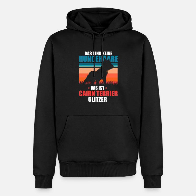 Cairn Terrier - Männer Premium Bio Hoodie - Schwarz
