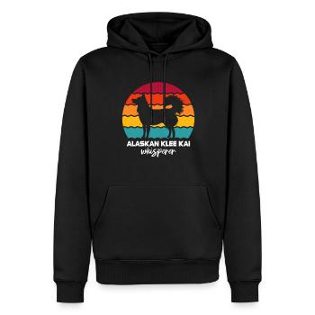 Alaskan Klee Kai - Männer Premium Bio Hoodie - Schwarz - Vorne - Nico (187cm)