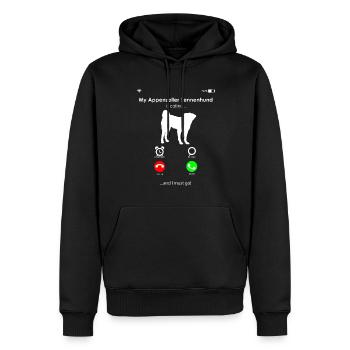 Appenzeller Sennenhund - Männer Premium Bio Hoodie - Schwarz - Vorne - Nico (187cm)