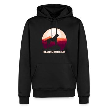 Black Mouth Cur - Männer Premium Bio Hoodie - Schwarz - Vorne - Nico (187cm)