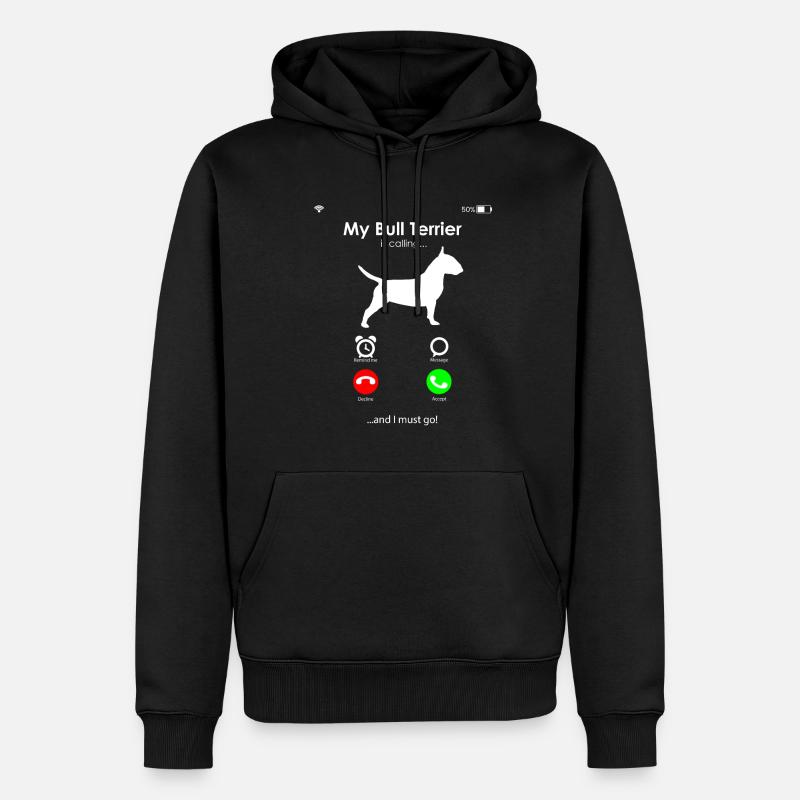 Bullterrier Bull Terrier - Sweat à capuche Premium bio Homme - noir