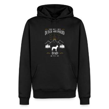 Holländischer Schäferhund Hollandse Herdershond - Männer Premium Bio Hoodie - Schwarz - Vorne - Nico (187cm)