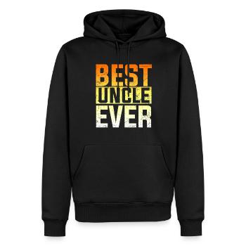 Bester Onkel aller Zeiten Lieblingsonkel lustig - Männer Premium Bio Hoodie - Schwarz - Vorne - Nico (187cm)