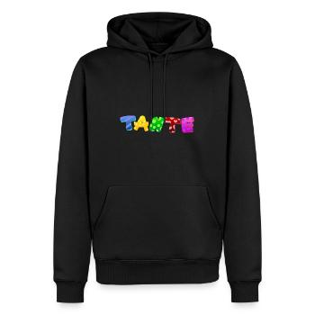 Baby Eltern Kind Geschenk Sprüche Geburt Mama Papa - Männer Premium Bio Hoodie - Schwarz - Vorne - Nico (187cm)